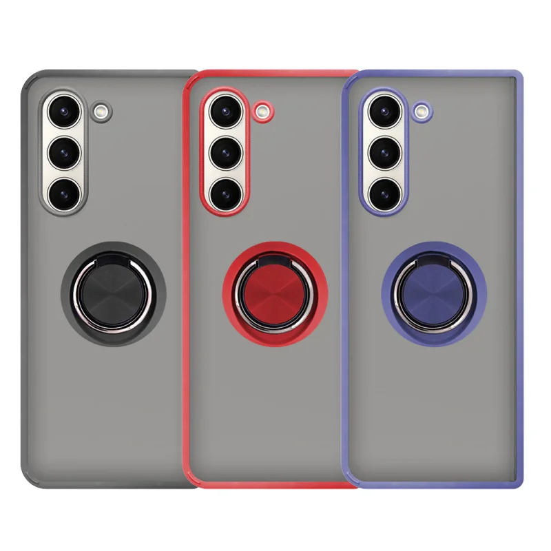 Capa Apokin para Samsung Galaxy Z Fold 8 Gel Fumado com Íman e Suporte Azul - Imagem 1