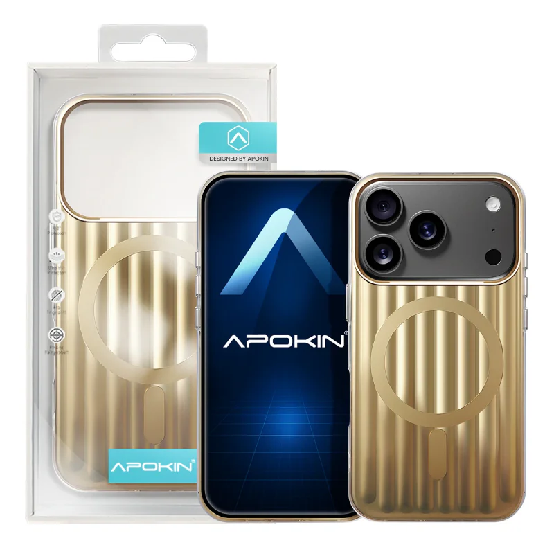 Capa Apokin para iPhone 17 Pro e 18 Pro Metálica Mate com MagSafe Variedade de Cores - Imagem 2