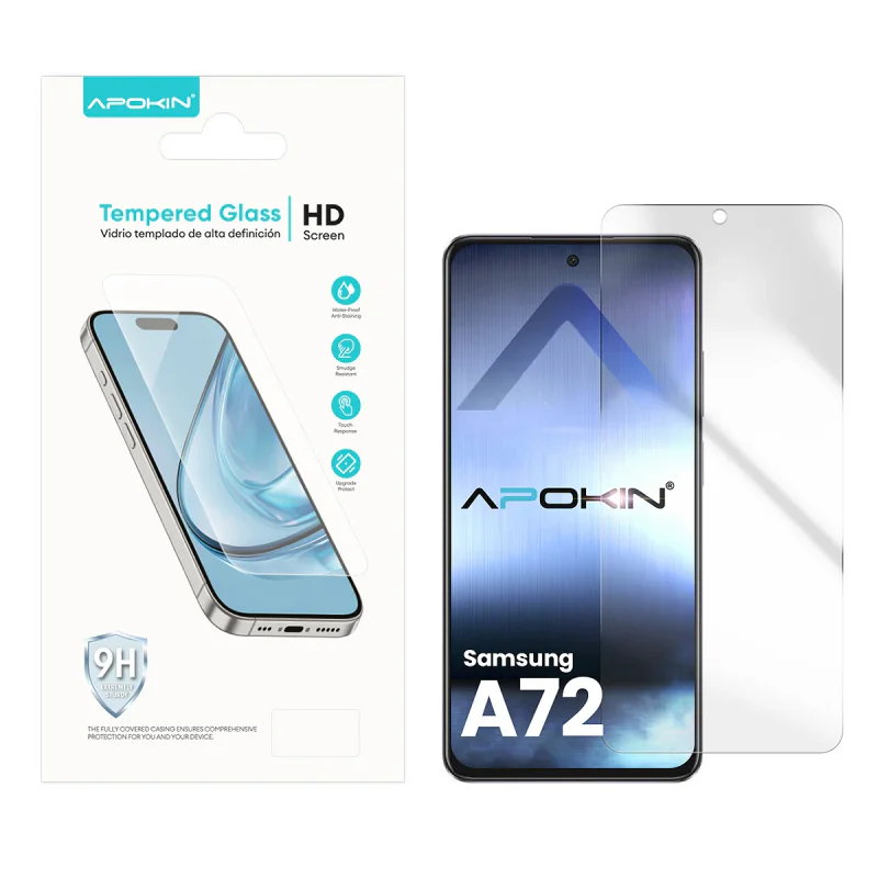 Película de Vidro Temperado Apokin para Samsung Galaxy A72, A73, M53 e A71