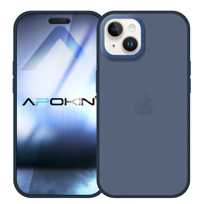 Capa Apokin para iPhone 15 Plus Focus Silicone Lilás - Imagem 4