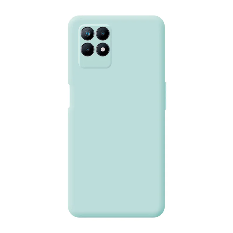 Capa de Silicone Macio Apokin com Proteção de Câmara 3D para Realme 8i Lila - Imagem 3