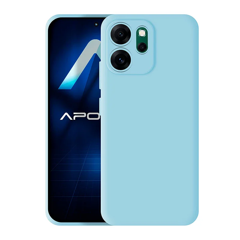 Capa Apokin para Oppo Reno 14F em Silicone Suave Rosa - Imagem 2