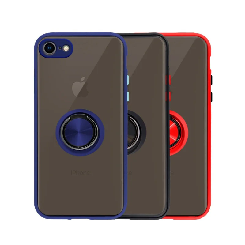 Capa Apokin para iPhone 6 Plus e iPhone 6s Plus em Gel com Íman e Suporte Fumada Preto - Imagem 1