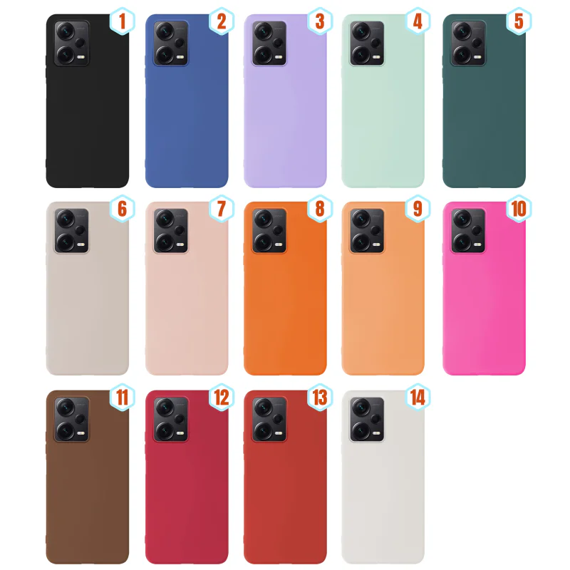 Capa Apokin para Xiaomi Redmi Note 12 5G Silicone Líquido Efeito Pele 9