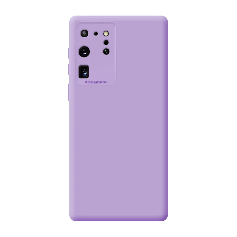 Capa Apokin em Silicone Macio com Proteção de Câmara 3D para Samsung Galaxy S20 Ultra Vermelho - Imagem 6