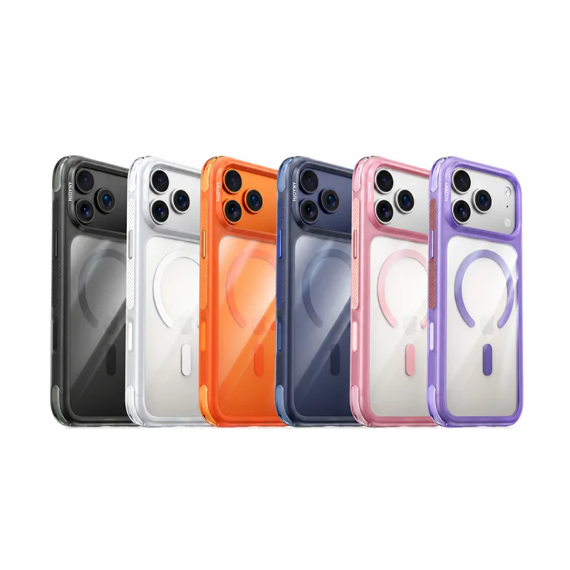 Capa Bumper Apokin NJOYNY Air S5-MAG para iPhone 17 Lilás