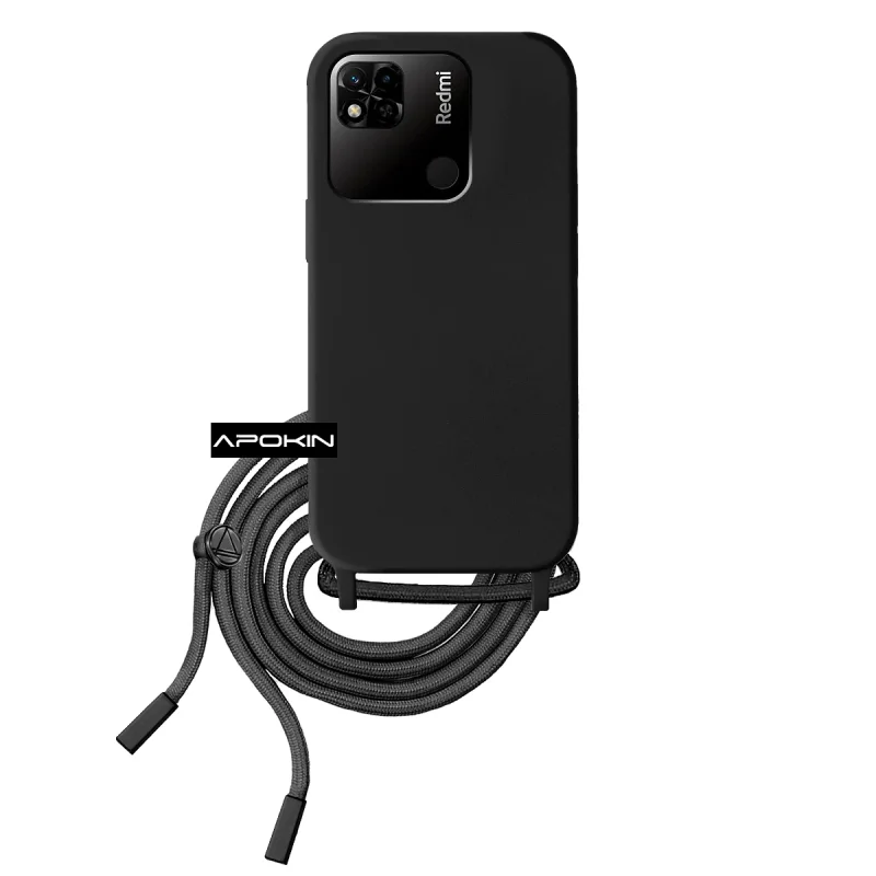Capa Apokin para Xiaomi Redmi 10C com Cordão Rosa - Imagem 6