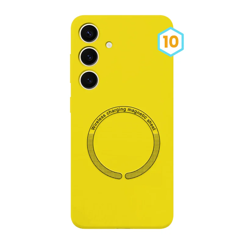 Capa Apokin Samsung Galaxy S24 Silicone Líquido com MagSafe Cor 8 - Imagem 6
