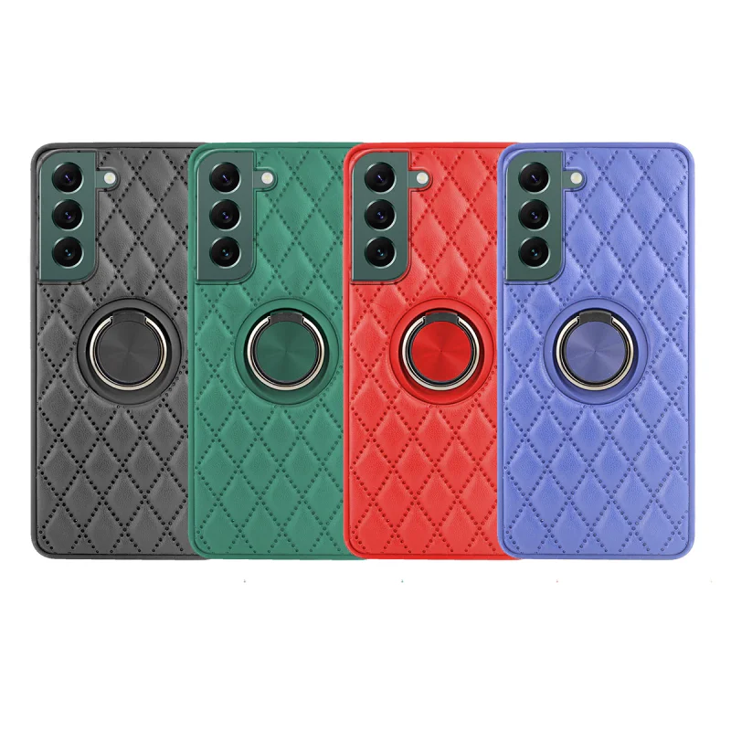 Capa Chamel Apokin para Samsung Galaxy S22 5G Magnética com Suporte Pele Fumada Variedade de cores