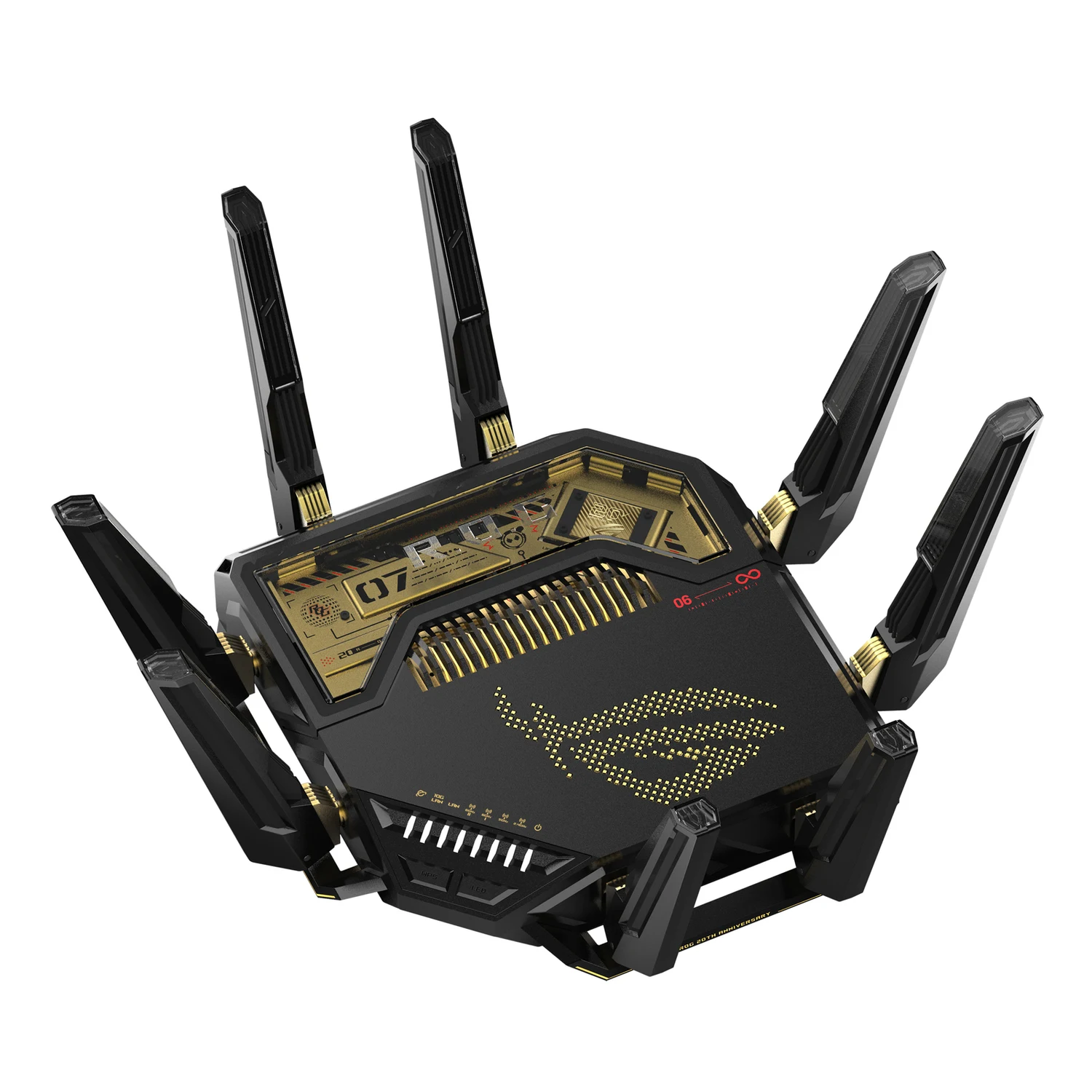 Router Gaming Asus ROG Rapture GT-BE98 Wi-Fi 7 Quad-band BE25000 2x 10G - Imagem 3