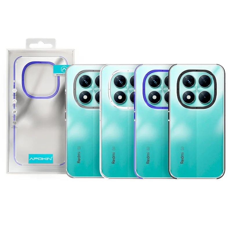 Capa Apokin Reforçada para Xiaomi Redmi Note 14 Pro 5G e Poco X7 Branco - Imagem 1