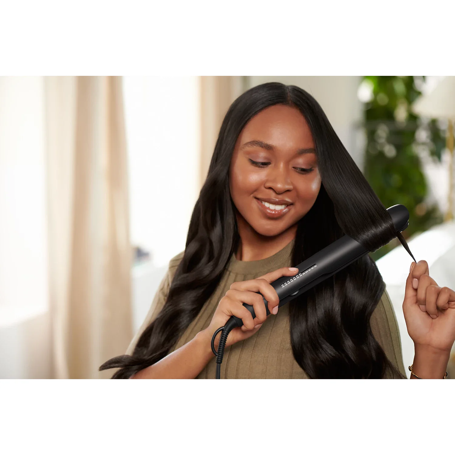 Alisador de Cabelo Philips 5000 Series BHS510 com ThermoShield e Cuidado Iónico 120-230 °C - Imagem 4