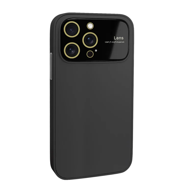 Capa Apokin Silicone Mate com Proteção de Câmara para iPhone 14 Pro Max Azul escuro - Imagem 5