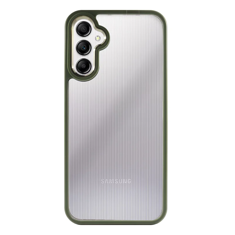 Capa Apokin para Samsung Galaxy A05 Silicone com Rebordo de Câmara em Alumínio Verde - Imagem 2
