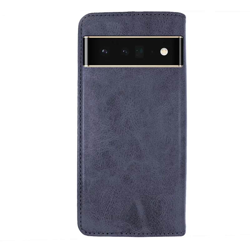 Capa Apokin para Google Pixel 6 Pro Flip em Pele Sintética com Porta-cartões Preto - Imagem 3