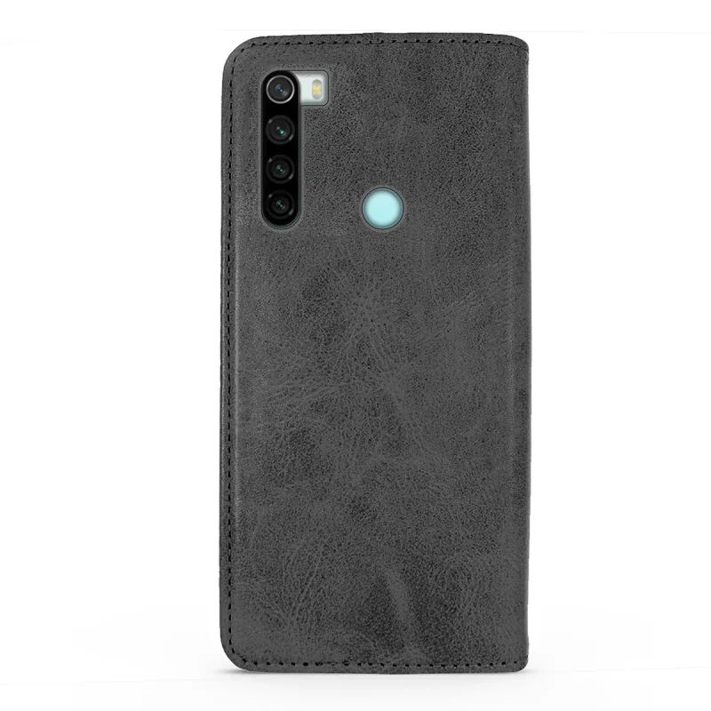Capa Apokin para Xiaomi Redmi Note 8T em Pele Sintética com Porta-cartões Preto - Imagem 5
