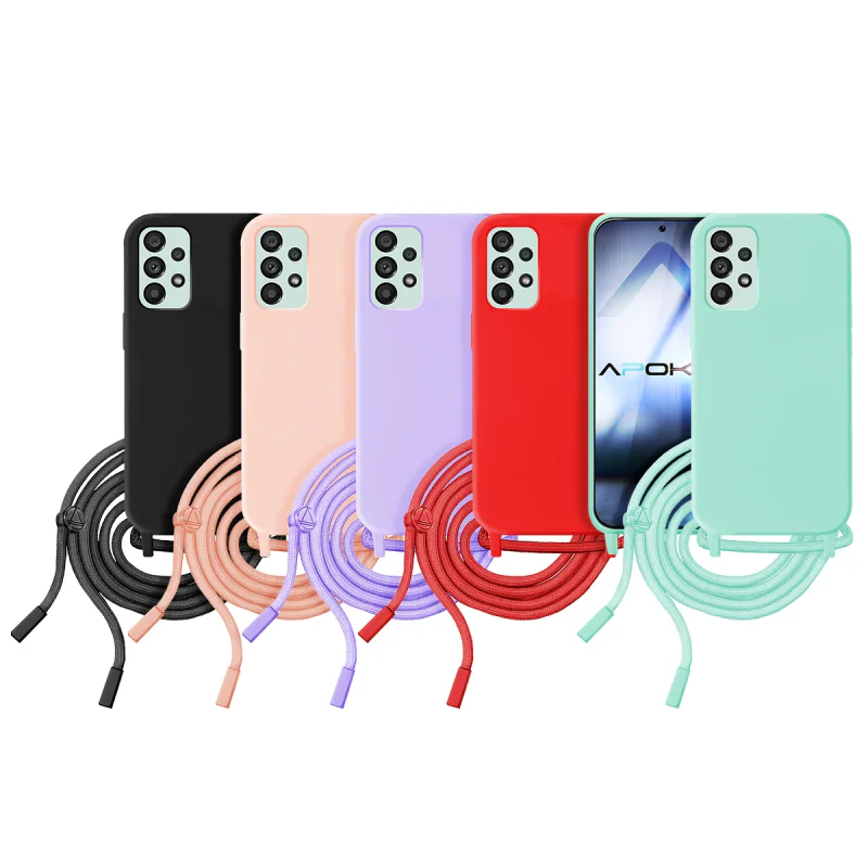 Capa Apokin para Samsung Galaxy A73 5G com Cordão Variedade de cores - Imagem 1