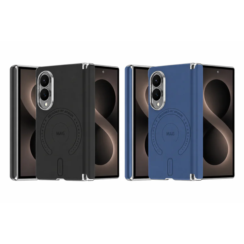 Capa Apokin Magnética com Acabamento Mate para Samsung Galaxy Z Fold 8 Preto
