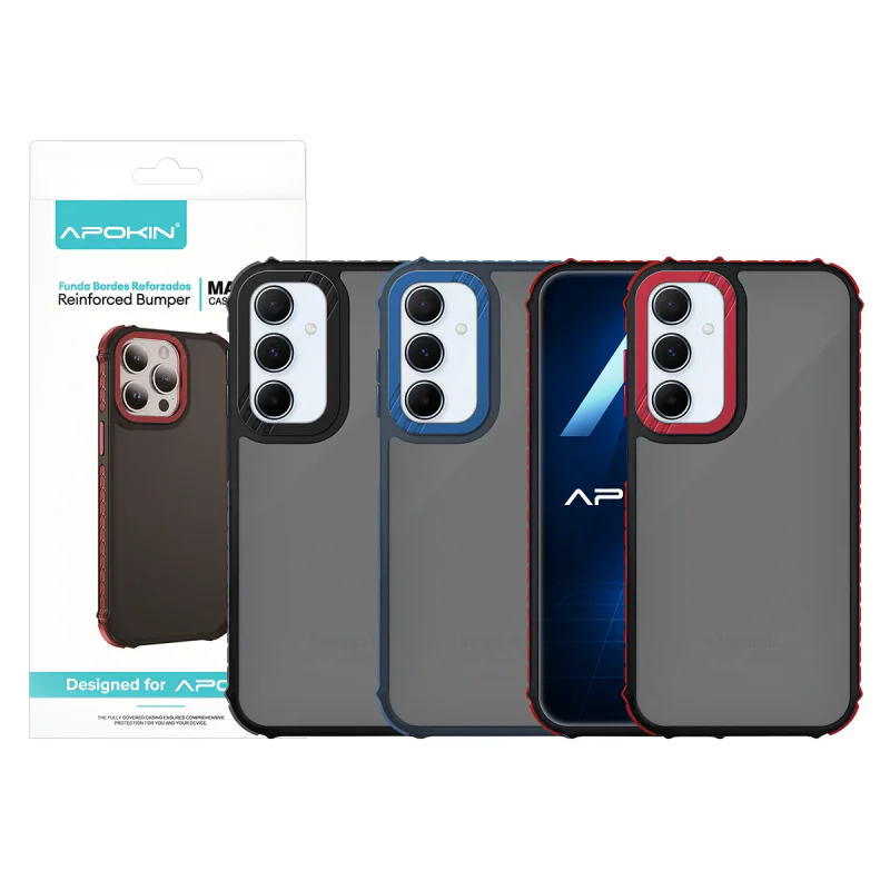 Capa Apokin Smoked para Samsung Galaxy A55 Azul