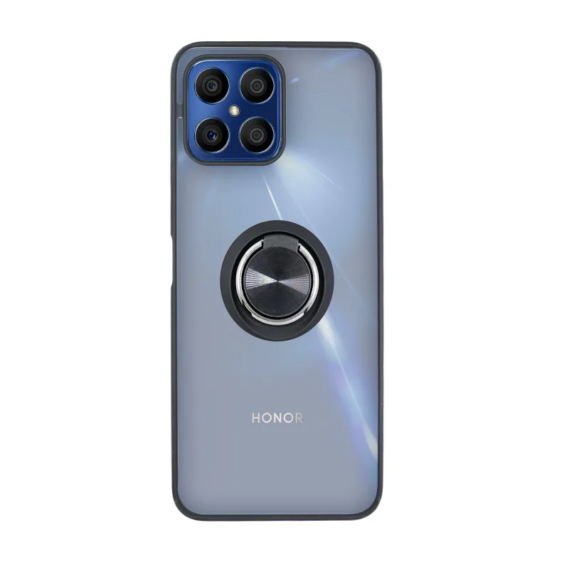 Capa Apokin para Honor X8a em Gel com Íman e Suporte Fumado Vermelho - Imagem 4