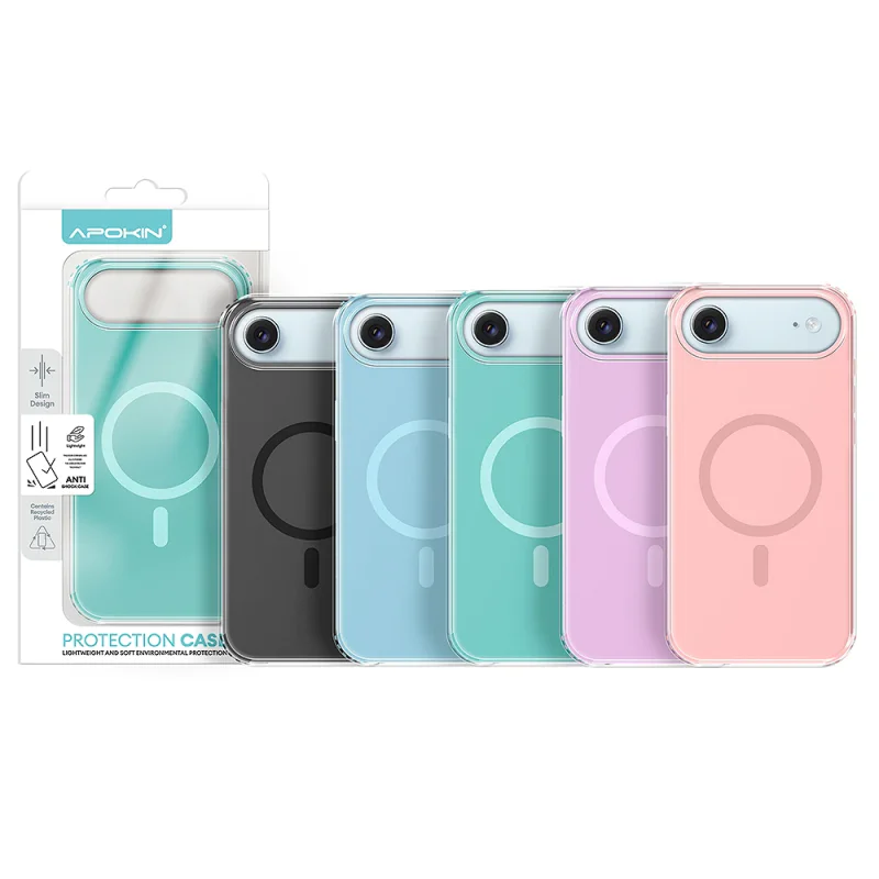 Capa Bumper Apokin Urban para iPhone 17 Air com MagSafe Rosa - Imagem 1