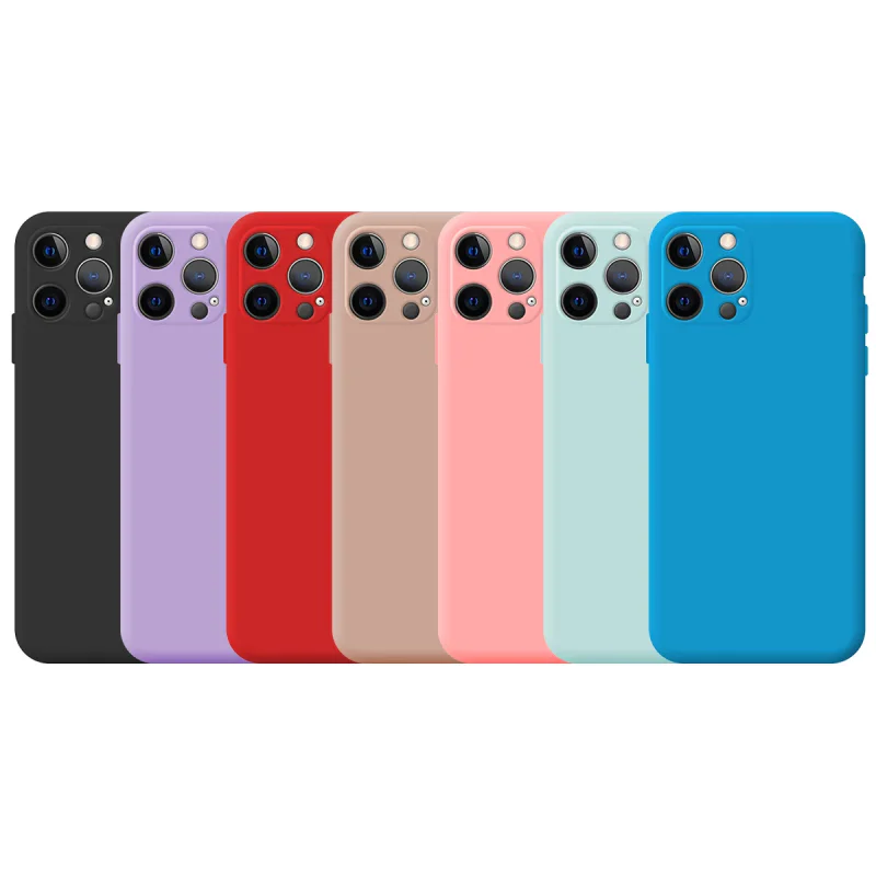Capa Apokin para iPhone 12 Pro Max Silicone Suave com Câmara 3D Preto - Imagem 1