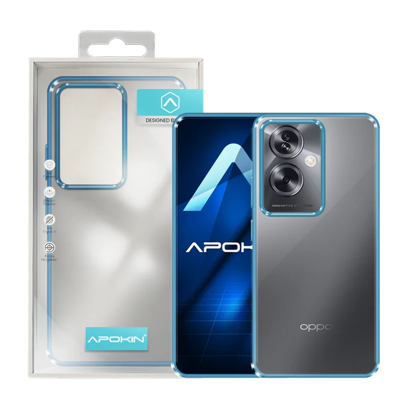 Capa Apokin Oppo A79 5G Antichoque com Rebordo Colorido Lilás - Imagem 5