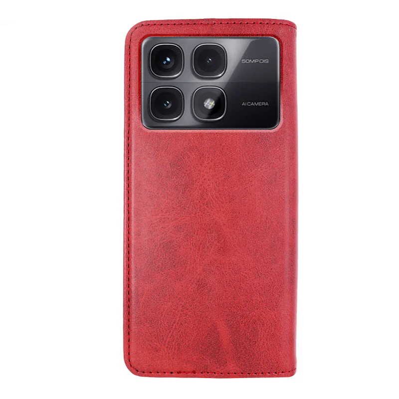 Capa Apokin para Xiaomi Redmi K70 Ultra em Polipele com Porta-cartões Preto - Imagem 5