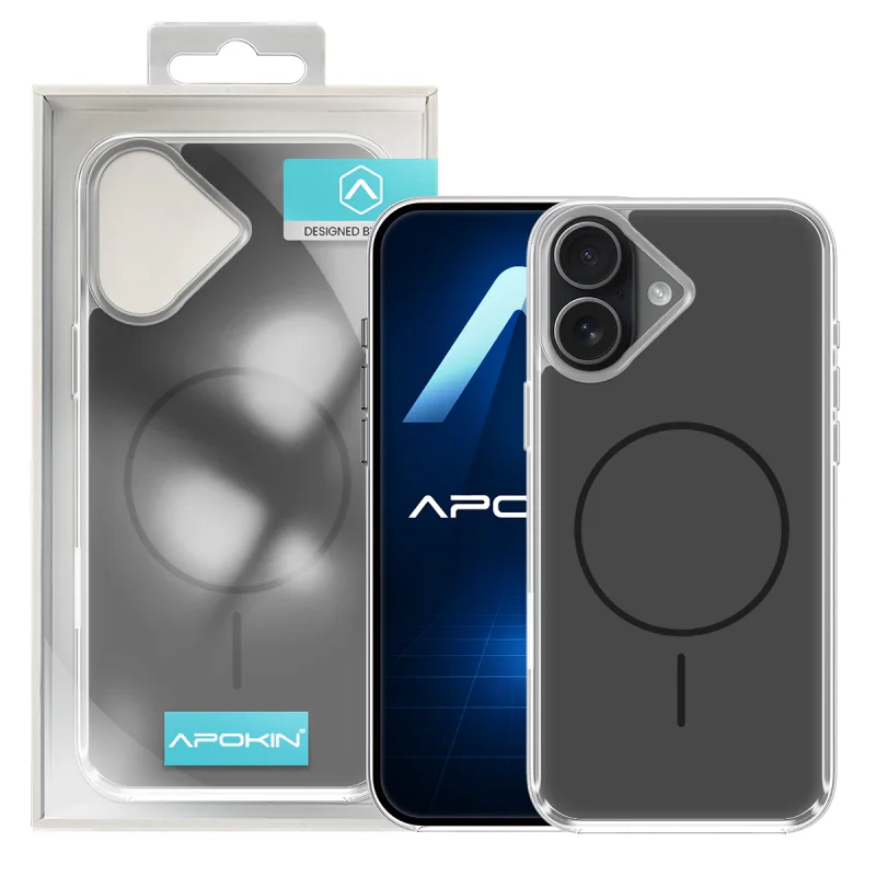 Capa Apokin Clear Mag-Case para iPhone 17 Laranja - Imagem 2