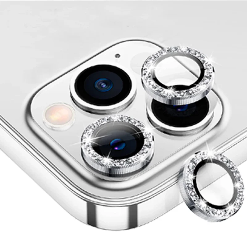 Protetor de Câmara Apokin iPhone 11 e 12 mini em Alumínio Ouro Rosa - Imagem 3