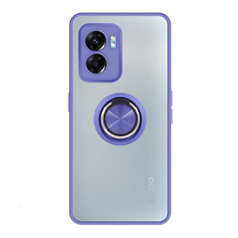 Capa Apokin para Oppo A77 em Gel com Suporte e Íman Fumê Vermelho - Imagem 2