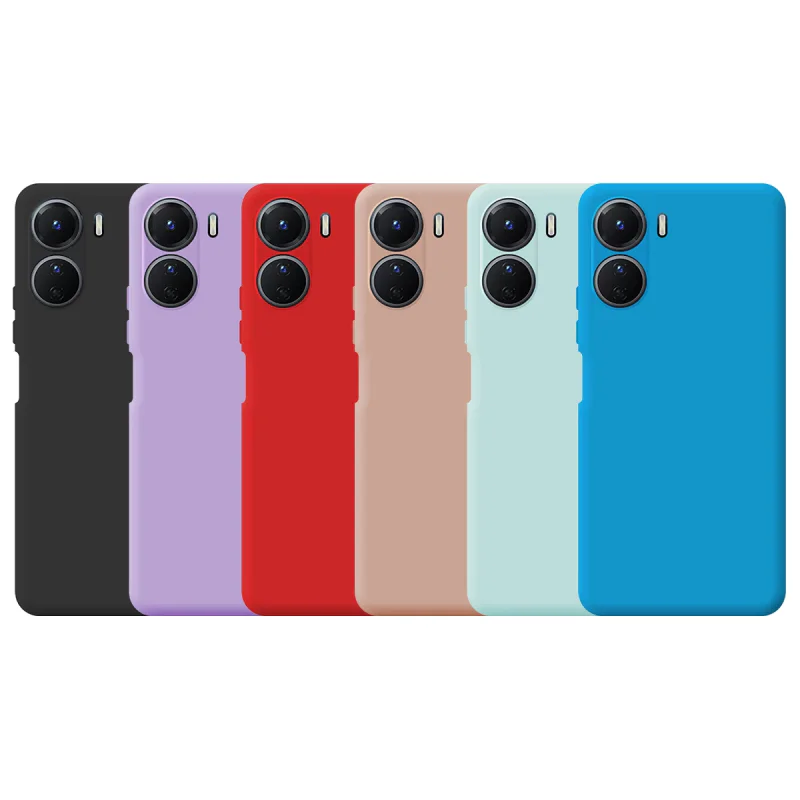 Capa de Silicone Suave com Câmara 3D Apokin para Vivo Y16 Rosa