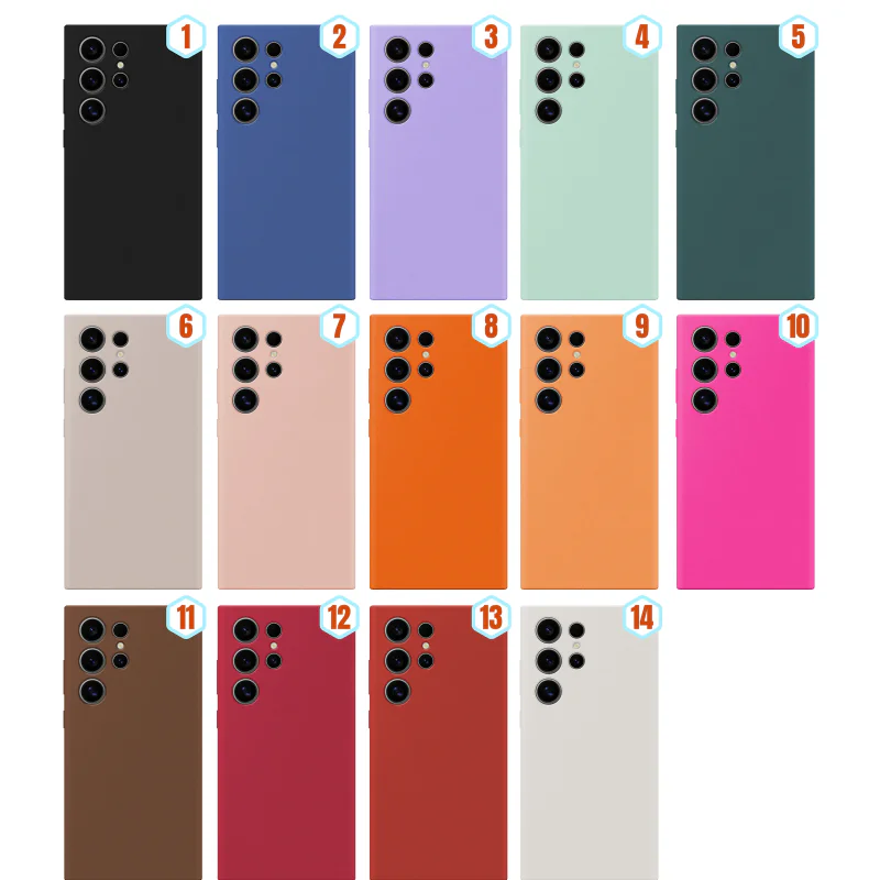 Capa Apokin para Samsung Galaxy S24 Ultra em Silicone Líquido com Efeito Pele 2 - Imagem 1