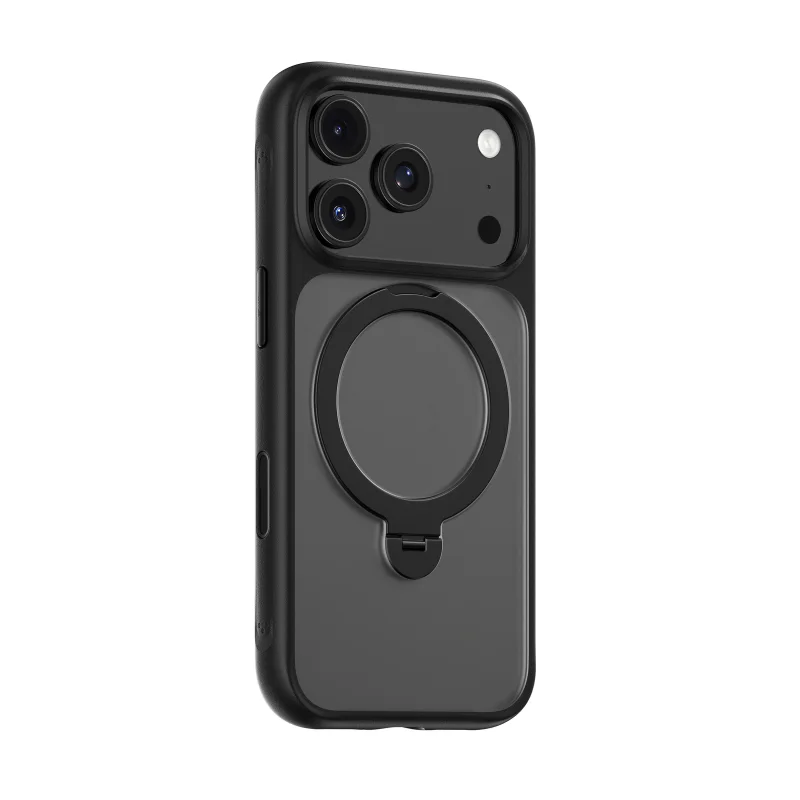 Capa Apokin para iPhone 17 Pro / 18 Pro Magnética com Suporte Rotativo 360 Graus Branco - Imagem 2