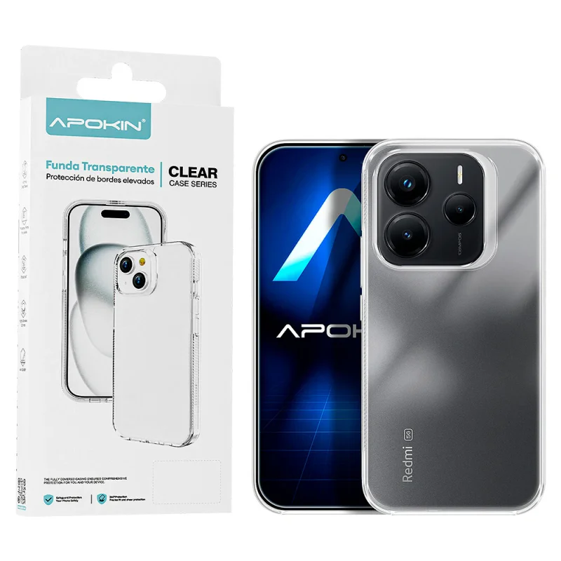 Capa Antichoque Apokin ABR Transparente para Xiaomi Redmi Note 14 5G