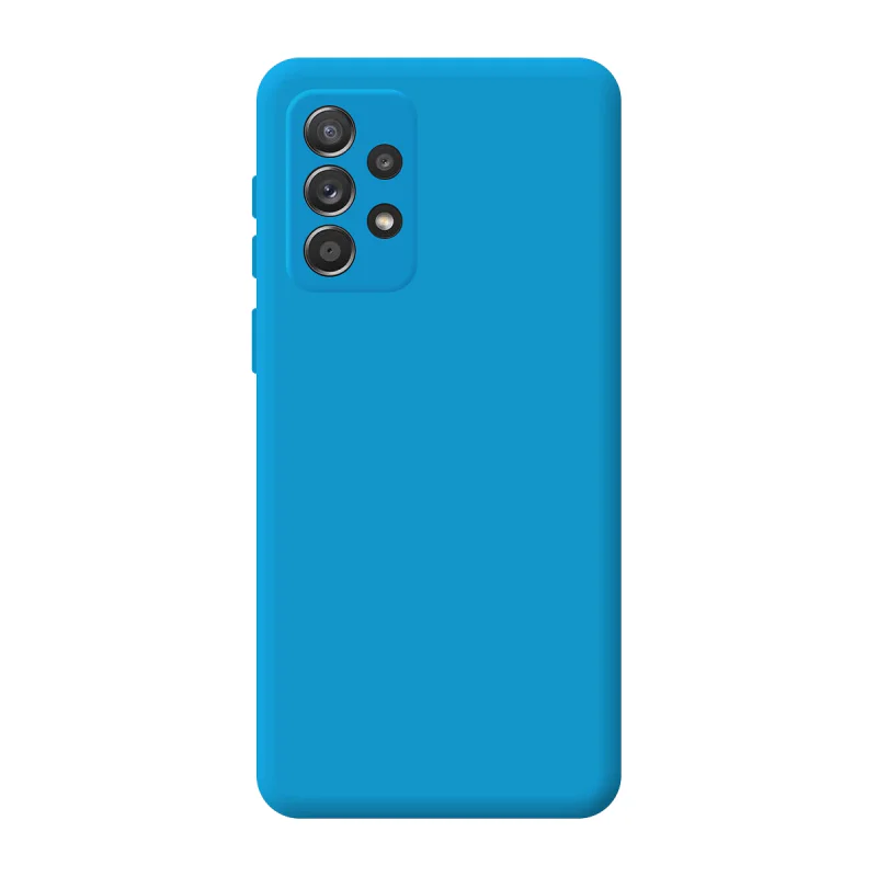 Capa Apokin para Samsung Galaxy A52 Silicone Macio com Proteção de Câmara 3D Rosa claro - Imagem 6