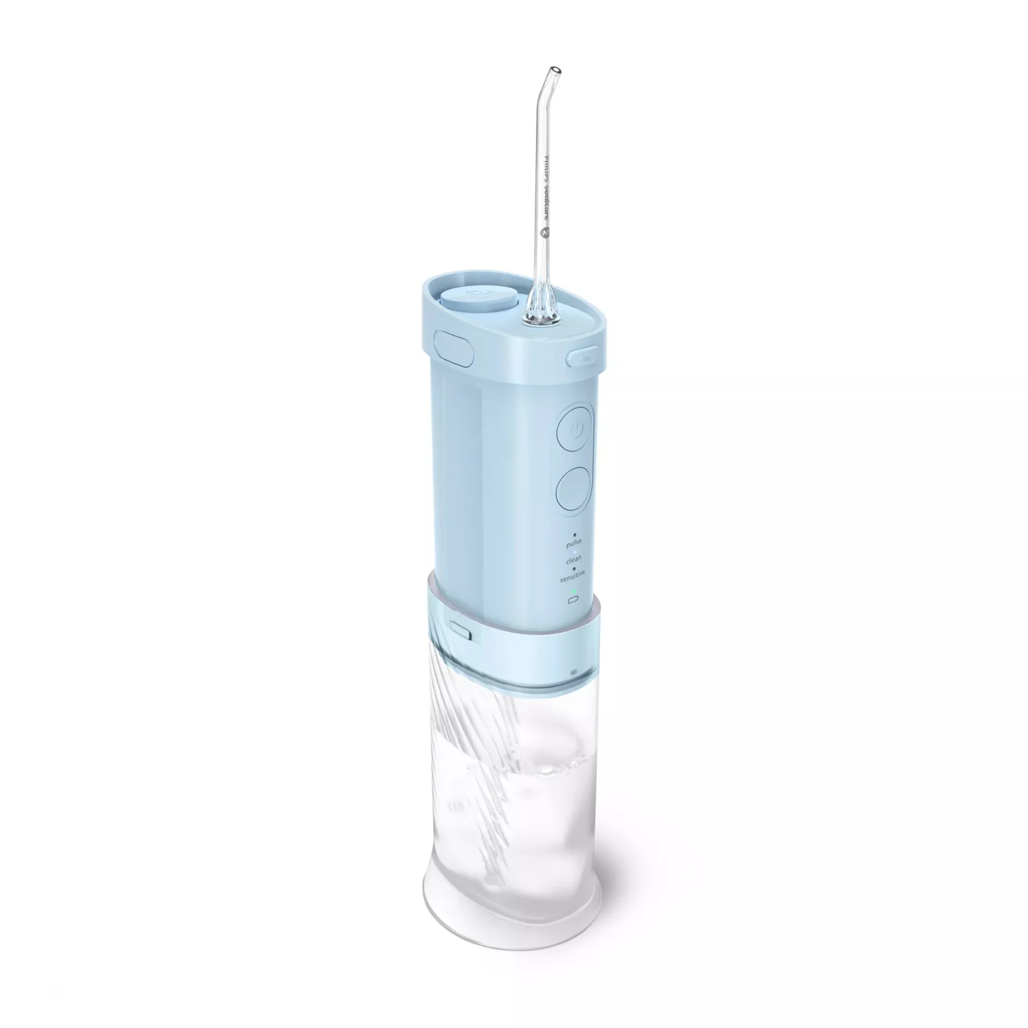 Irrigador Oral Philips Sonicare Compact Flosser 1000 HX3333/24 Portátil Recarregável 200 ml Azul - Imagem 2