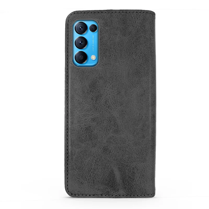 Capa Apokin para Oppo Find X3 e Find X3 Pro em Pele Sintética com Porta-Cartões Rosa - Imagem 4