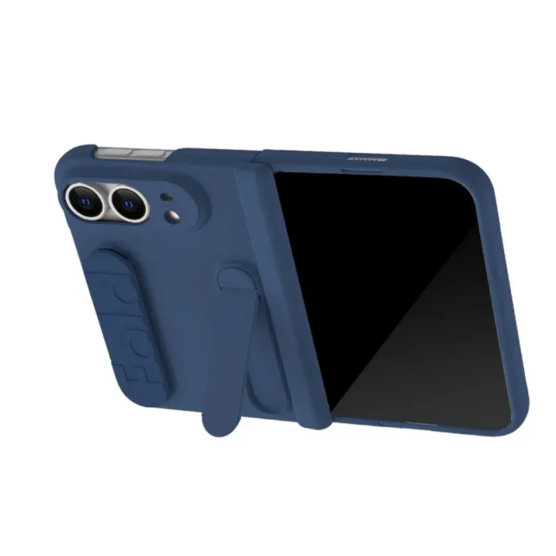 Capa Apokin para iPhone 18 Duo com Fita e Suporte Cinza - Imagem 5