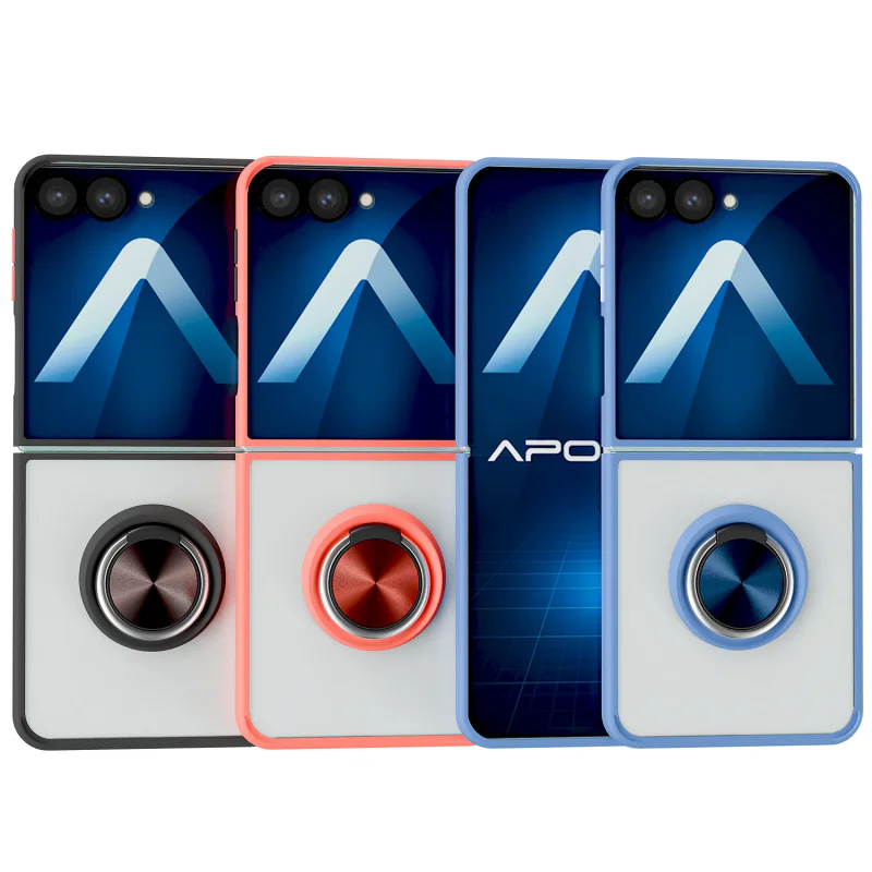 Capa Apokin Samsung Galaxy Z Flip 7 em Gel Fumada com Íman e Suporte Variedade de cores