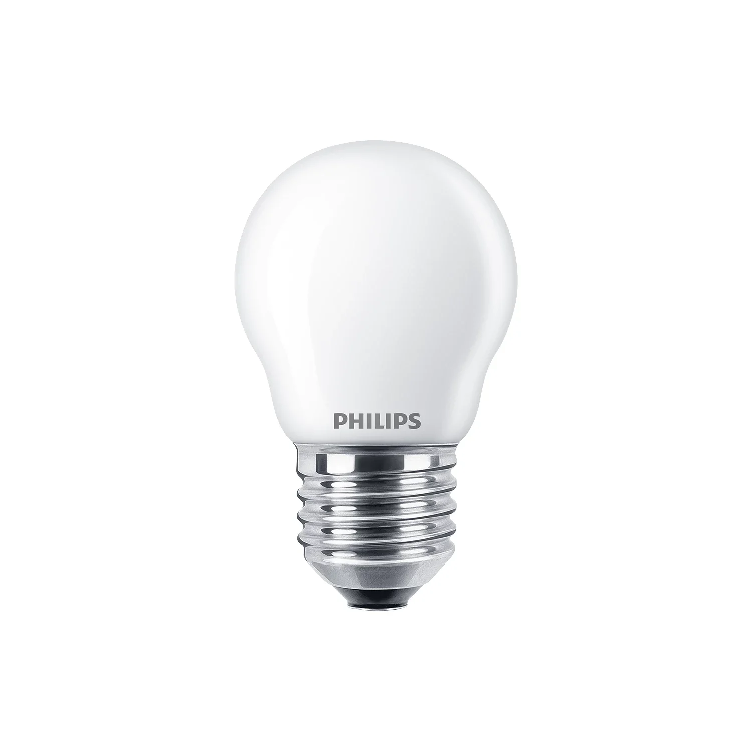 Lâmpada LED Philips Esférica P45 E27 40W 470 lm Branco Quente 2700K Fosca - Imagem 2
