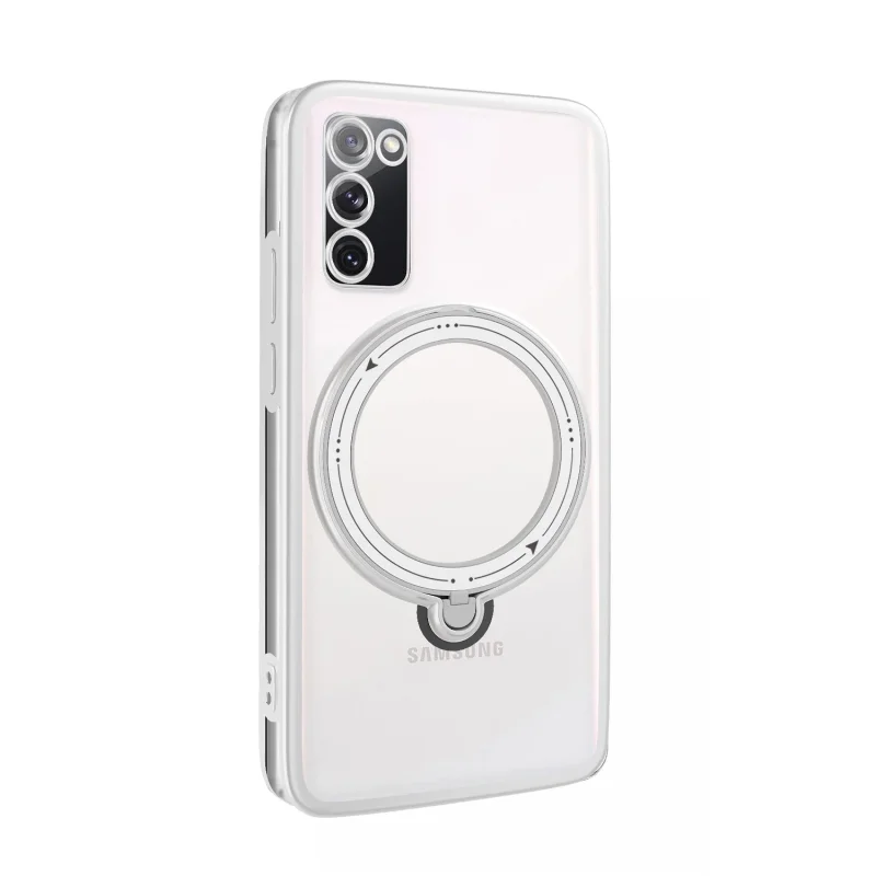 Capa Apokin com Anel MagSafe para Samsung Galaxy S20 FE Branco - Imagem 2