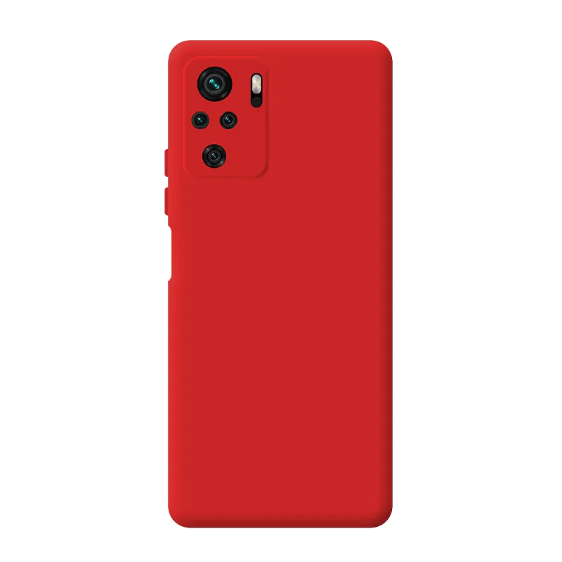 Capa Apokin para Xiaomi Redmi Note 10 / Note 10S Silicone Macio com Proteção de Câmara 3D Vermelho - Imagem 6