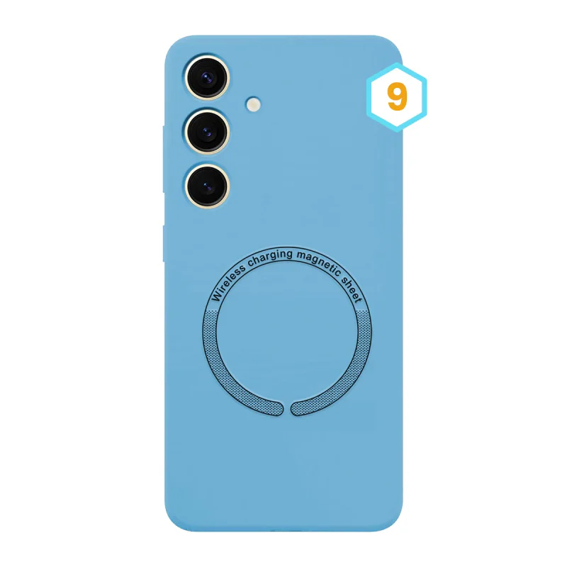 Capa Apokin Samsung Galaxy S24 Silicone Líquido com MagSafe Cor 8 - Imagem 5