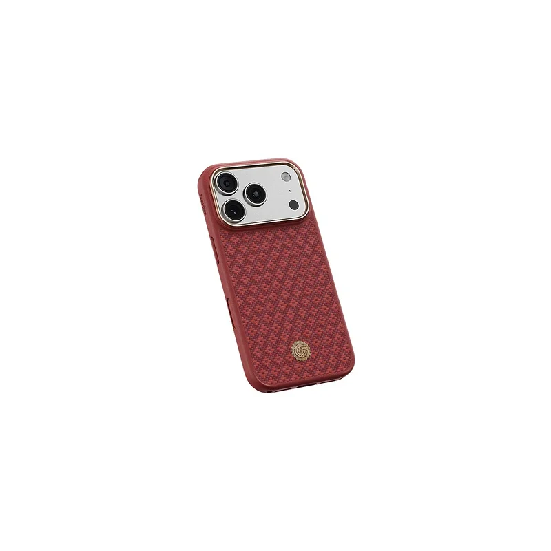 Capa Magnética Benks ArmorGrid Pro em Kevlar para iPhone 17 Pro Max e 18 Pro Max Verde - Imagem 4