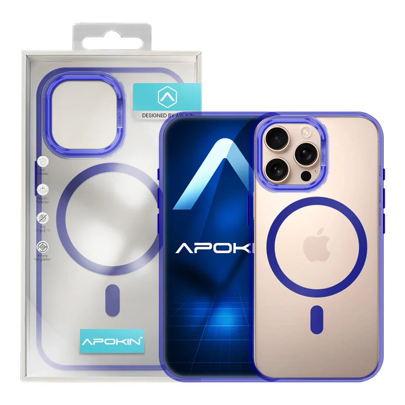 Capa Apokin Armadura Mate com MagSafe para iPhone 13 Pro Max Branco - Imagem 3