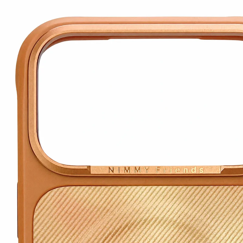 Capa Apokin para iPhone 17 Pro Max / 18 Pro Max com MagSafe e Bordado de Animais Laranja - Imagem 3