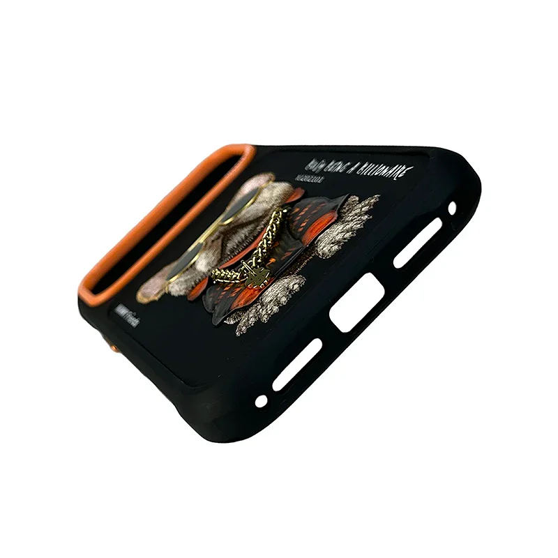 Capa Nimmy Apokin para iPhone 16 com Bordado e MagSafe Cão Preto - Imagem 5