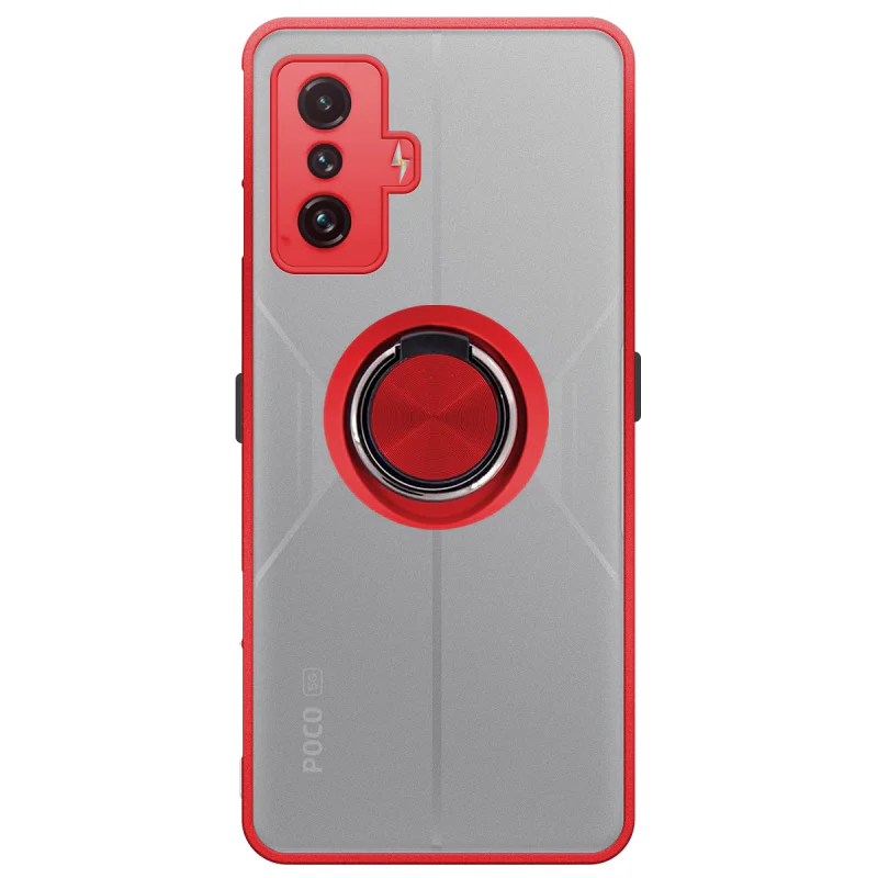 Capa Apokin para Xiaomi Poco F4 Gel Fumada com Íman e Suporte Variedade de cores - Imagem 2