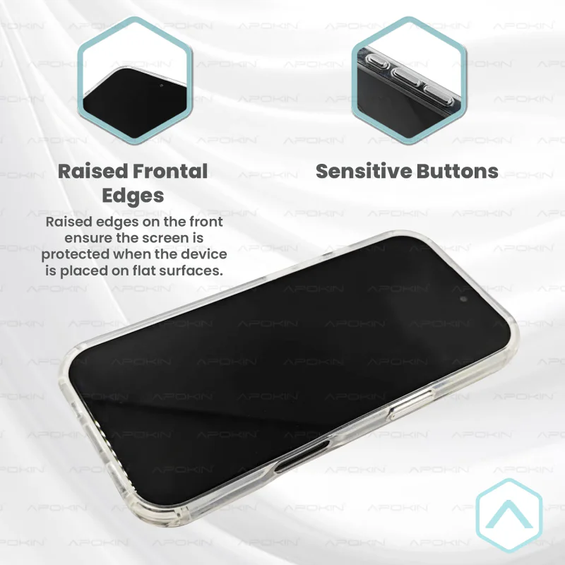 Capa 2 em 1 Apokin ClearStrap para Samsung Galaxy A26 e A17 com Cordão Transparente - Imagem 5
